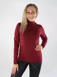 JDY Damen Rollkragenoberteil Neu Rollkragen Cabernet - Damen Langarmshirts - 139067 - 1