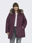 Only Carmakoma Plus-Size-Jacke Parka Mauve Wein - Damen Winterjacken - 139607 - 1