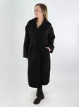 Vila Damen Wolljacke Lang schwarz - Damen Wollmäntel - 140087 - 1