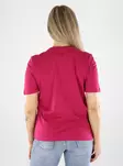 Nur Bio-Baumwolle T-Shirt ONLHAPPY O-Ausschnitt Sangria - Damen T-Shirts - 140827 - 2