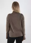 JDY Pullover JDYSABRINA L/S HN DETAIL PULLOVER KNT falcon/melange - Damenpullover - 142377 - 2