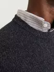 Jack&Jones Pullover JPRBLULAMBSWOOL KNIT CREW schwarz/twist - Herren Strickwaren - 142217 - 4