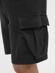Jack&Jones Herren Shorts mit Oberschenkeltaschen Sweat schwarz - Herren Shorts und Capris - 138027 - 4