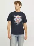 Jack&Jones Herren T-Shirt Xmas Weihnachten Skull dunkelblau - Herren T-Shirts - 137417 - 2
