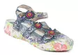 Laura Vita Damen Echtledersandalen Beczierso 33 bleu - Damen Sandalen - 140767 - 3