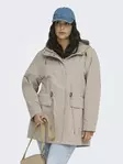 Only Carmakoma Damen Plus-Size Jacke Parka mit Kordelzug - Leichte Damenjacken - 140197 - 1