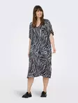 Only Carmakoma Plus-Size Stretchkleid Alloy/Zebra - Kleider und Tuniken - 138347 - 2