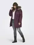 Only Carmakoma Plus-Size-Jacke Parka Mauve Wein - Damen Winterjacken - 139607 - 2