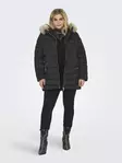 Only Carmakoma Jacke New Ellan Kapuze schwarz - Damen Winterjacken - 134757 - 2