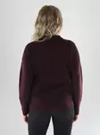 Only Strick ONLCAMILLA O-NECK L/S PULLOVER weinrot/melange - Damenpullover - 141567 - 2