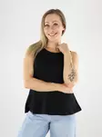 Only Peplum-Oberteil schwarz - Damen Tops - 140757 - 1