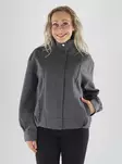 Only Jacke ANLASTA HOHE KRAGEN BOMBERJACKE dunkelgrau - Leichte Damenjacken - 141707 - 1
