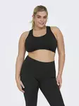 Only Play Curvy Plus Size Sport-BH Daisy -2 Nähte Schwarz - Damen Sport-BHs - 134737 - 4