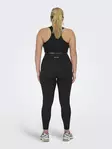 Only Play Curvy Plus Size Sport-BH Daisy -2 Nähte Schwarz - Damen Sport-BHs - 134737 - 2