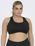 Only Play Curvy Plus Size Sport-BH Daisy -2 Nähte Schwarz - Damen Sport-BHs - 134737 - 1