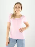 Pieces T-Shirt Rosafarbenes Spoonbill - Damen T-Shirts - 141197 - 1