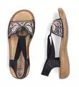Rieker Damensandalen 608B4-00 schwarz - Rieker Sandalen - 138227 - 3