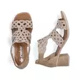 Rieker Damentoiletten 64773-61 beige - Rieker Sandalen - 138307 - 3