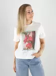 Vero Moda T-Shirt Schneeweiß/Wachsend - Damen T-Shirts - 141177 - 1