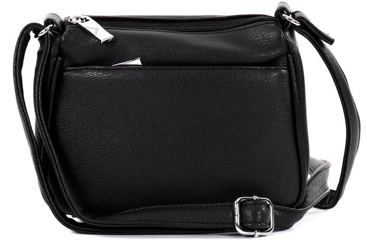 Brunelli Schultertasche 3933K, Schwarz - Handtaschen - 131207 - 1