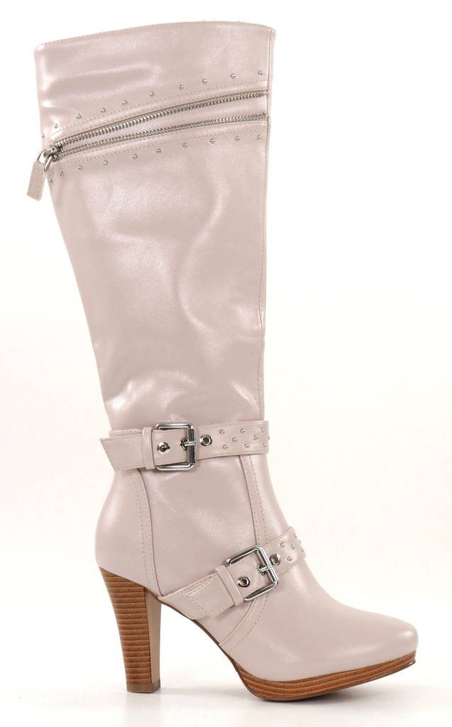 Fuzz Boots 6175-051 nude pink - Damen Stiefel - 134367 - 1