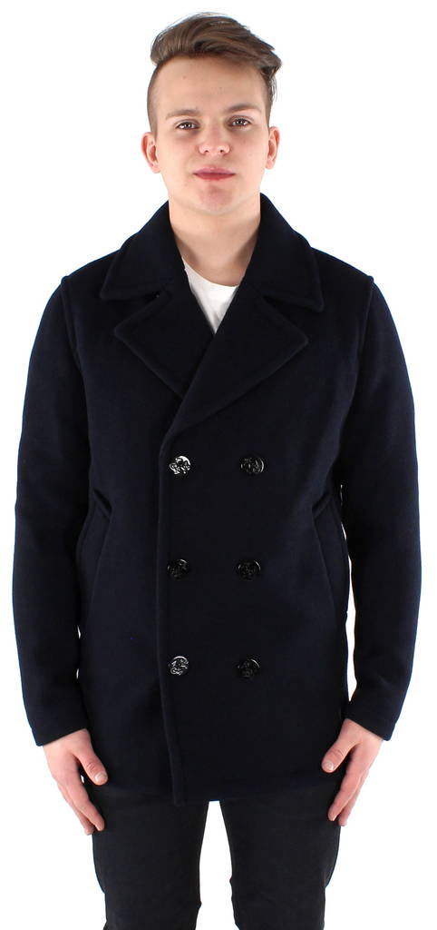 Jack&Jones Wollmantel in Marineblau Peacoat - Herrenjacken - 119997 - 3