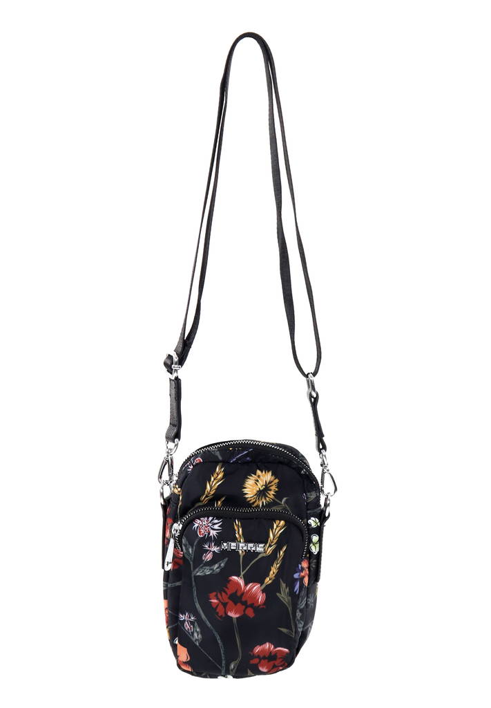 Nabo Marris NK2233 Tasche schwarz / Blumenmuster - Handtaschen - 134857 - 1