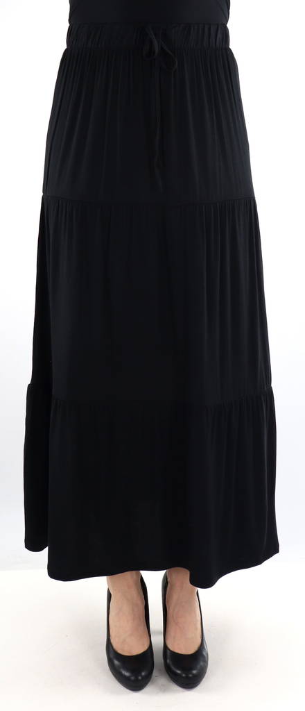 Pieces Damenrock hw Knöchellang schwarz - Röcke - 133597 - 1