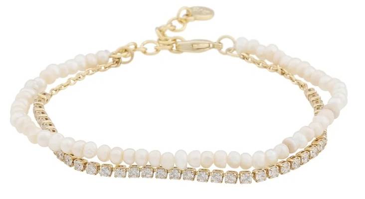 Snö of Sweden Armband Saga g/klar - Armbänder - 134997 - 1