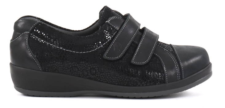 Suave Bristol Wanderschuhe 4631T, Zement/Schwarz - Damen walkingschuhe - 128637 - 1