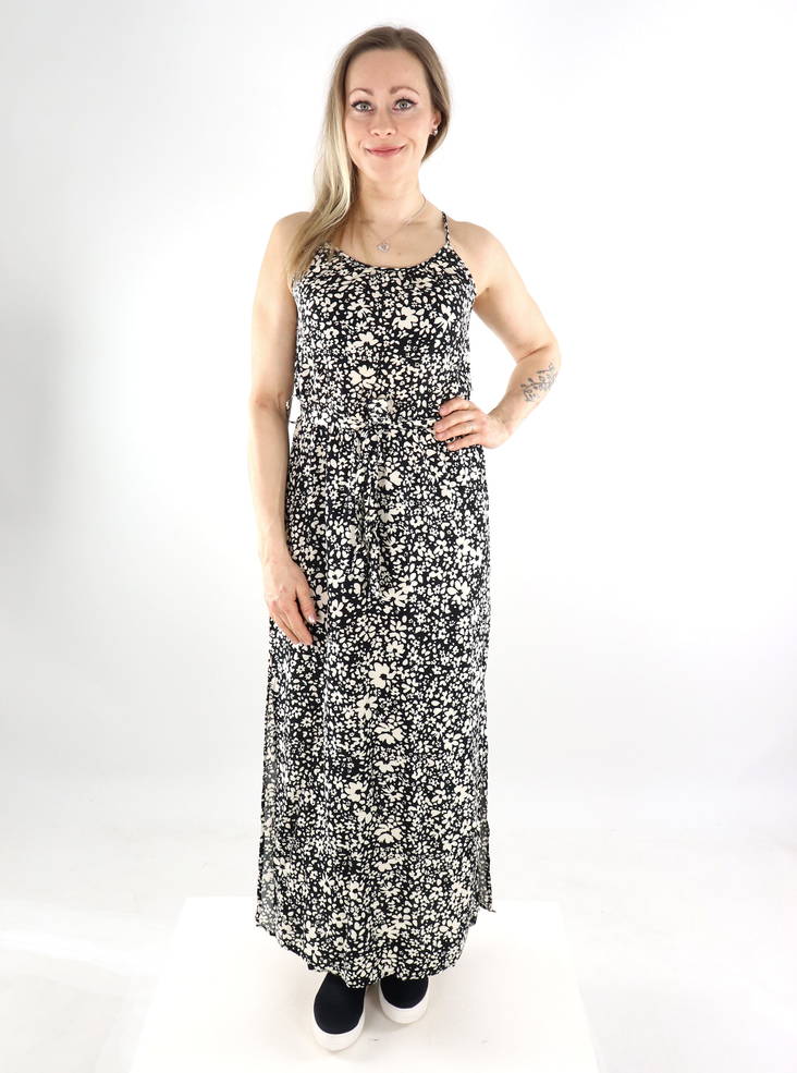 Vero Moda Kleid Easy Maxi Schwarz / Blumendesign - Kleider und Tuniken - 135447 - 1