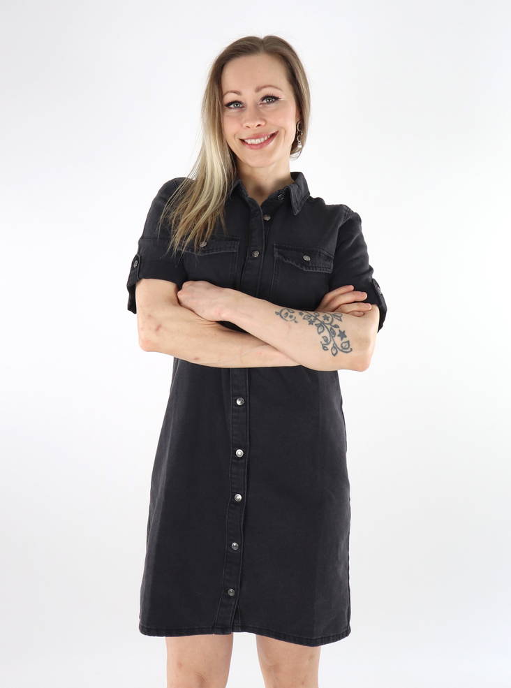 Vero Moda Denim Kleid Denim Schwarz - Kleider und Tuniken - 135897 - 1