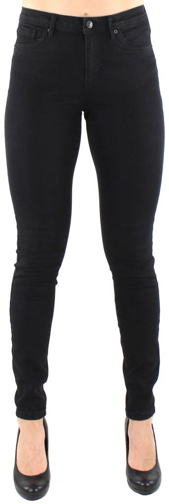 Vero Moda Damen Stretch-Jeans mit Paspelierung VI120, Schwarz - Damen Jeans - 124317 - 1