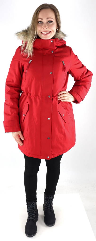 Vero Moda Parka Mantel Track Chili-Pfeffer - Damen Parka Jacken - 132527 - 1