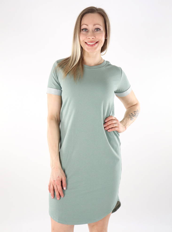 JDY Damen Sweatshirt-Kleid in Chinesischgrün - Kleider und Tuniken - 135757 - 1