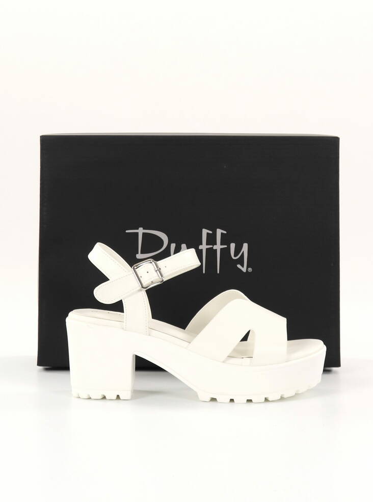 Duffy Damen Sandalen 97-09060 in Weiß - Damen Sandalen - 136177 - 1