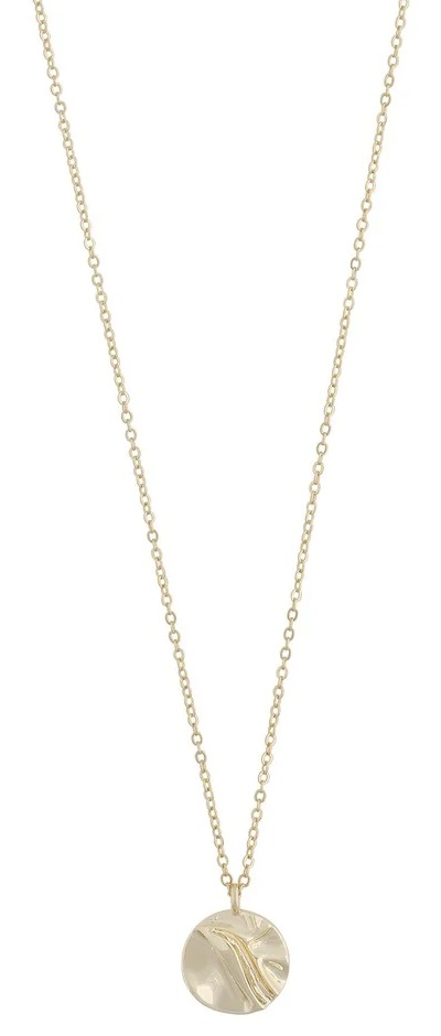 Snö of Sweden Halskette Malibu Münze Gold - Halsketten - 136267 - 1