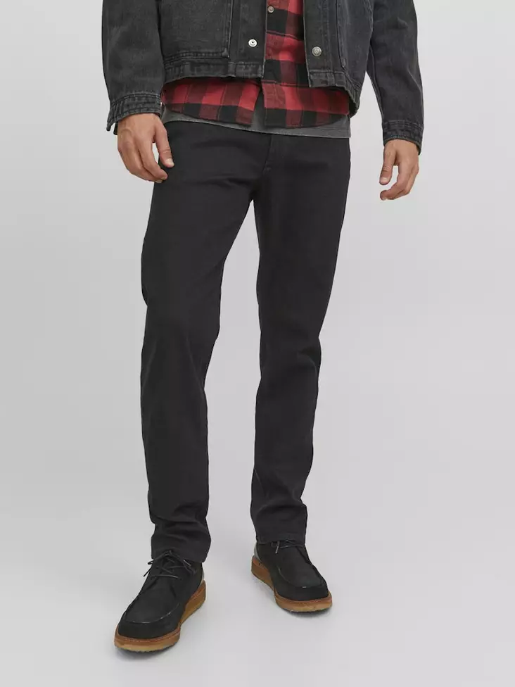 Jack&Jones Herren Regular Fit Jeans Clark GE598 Schwarz - Herren Jeans - 136977 - 1