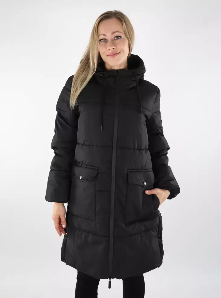 Vila Damen Winterjacke Gepolstert Schwarz - Damen Winterjacken - 137007 - 1