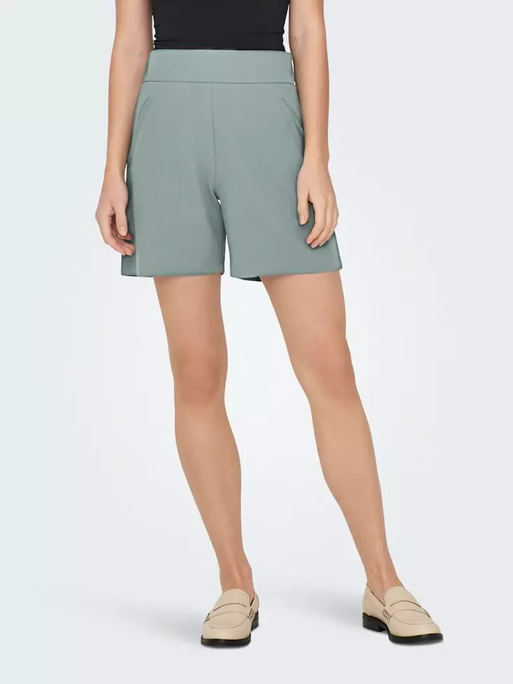 JDY Damen Shorts silberblau - Damen Shorts und Capris - 138527 - 1