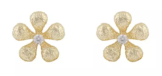 Snö of Sweden Ohrringe Brittany gold/klar - Ohrringe - 138627 - 1