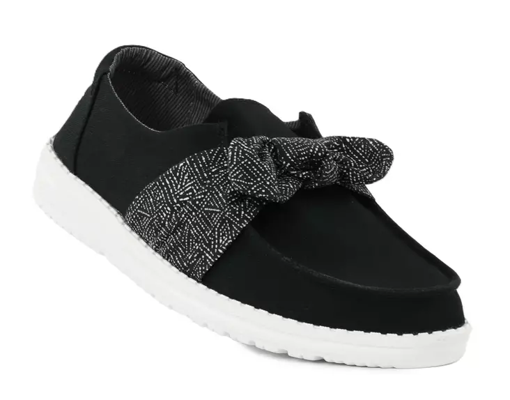 HEYDUDE Damenschuhe Wendy Bow Essentials Schwarz - Damen walkingschuhe - 138757 - 1
