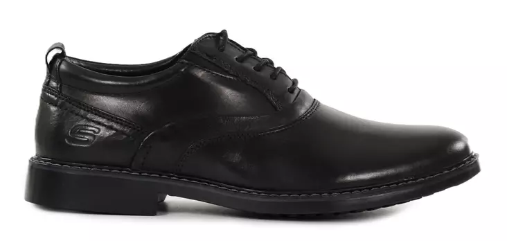 Skechers Herren Echtleder Arbeitsschuhe 66403/BLK BREGMAN - VELSOM Schwarz - Herrenschuhe für die Arbeit - 139337 - 1