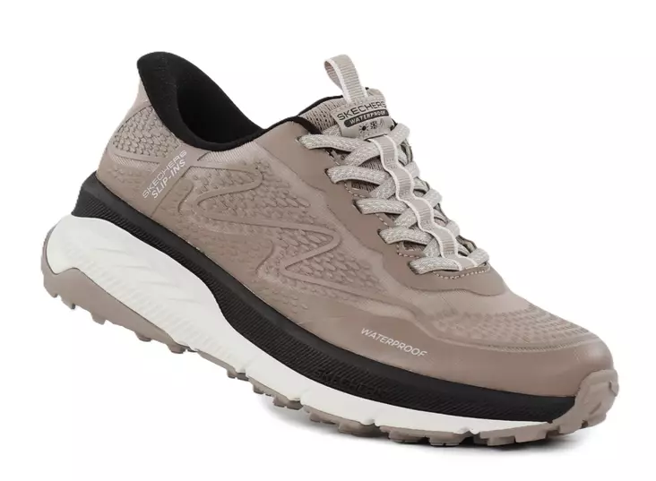 Skechers Damen Wasserfeste Sneakers 180257/TPBK SWITCH BACK - MIST taupe/schwarz - Skechers Sneaker - 139407 - 1