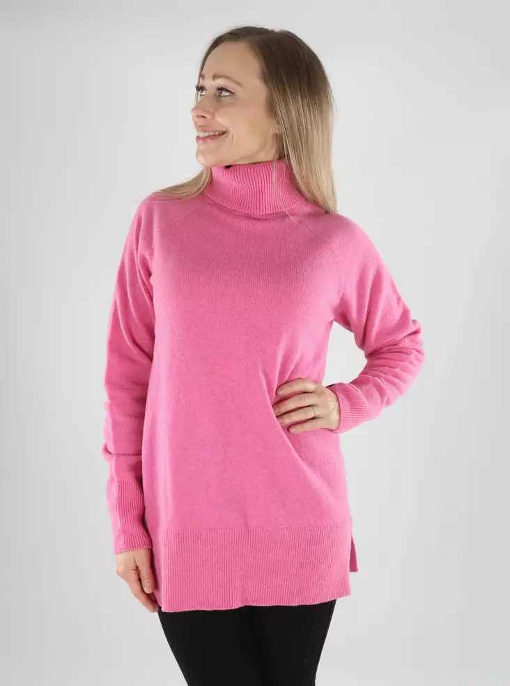 Northoutdoor Damen Merinowollpullover Tunturi Pfingstrose Pink - Damenpullover - 139727 - 1