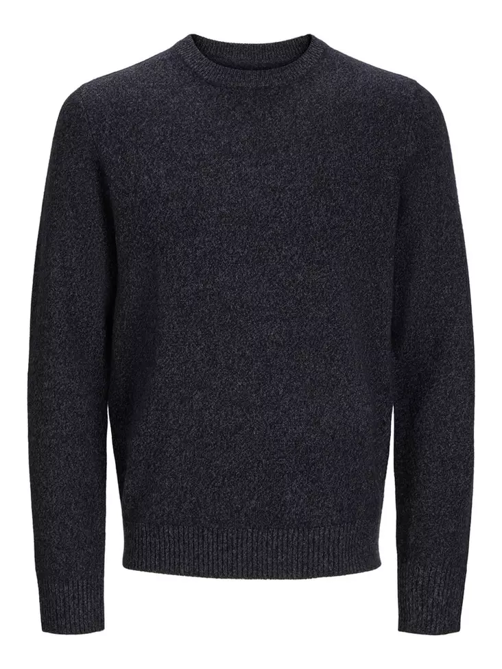 Jack&Jones Pullover JPRBLULAMBSWOOL KNIT CREW schwarz/twist - Herren Strickwaren - 142217 - 3