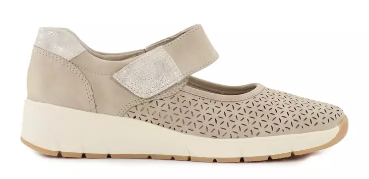 Jana Damen Walkingschuhe 24664-42 taupe - Damen walkingschuhe - 138107 - 1