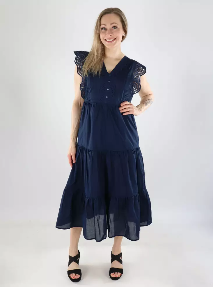 JDY Kleid LACE schwarz iris - Kleider und Tuniken - 141167 - 1