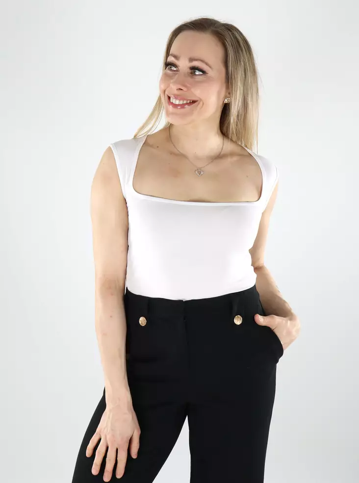 JJXX Damen Baumwolltop strahlendes Weiß - Damen Tops - 140557 - 1