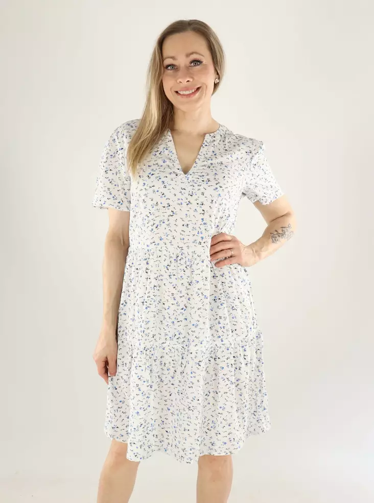Only Kleid Wolkentänzer/blaues Ditsy - Kleider und Tuniken - 141157 - 1